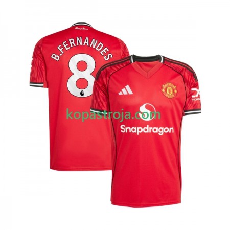 Billiga Fotbollströjor Manchester United Bruno Fernandes 8 Hemma tröja 2025/26 Kortärmad